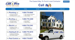 Desktop Screenshot of call-a-pro.com